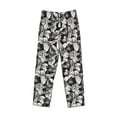 thumbnail image 4 of Qekee Lilies Flowers Men's Straigh Pajama Pant, 4 of 9