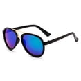 thumbnail image 2 of Newbee Fashion -Kids Girls Boys Plastic Aviator Sunglasses with Metal Bridge Stylish Fashion Kids Sunglasses with Flash Mirrorrd Lens UV Protection Lead Free High Quality, 2 of 2