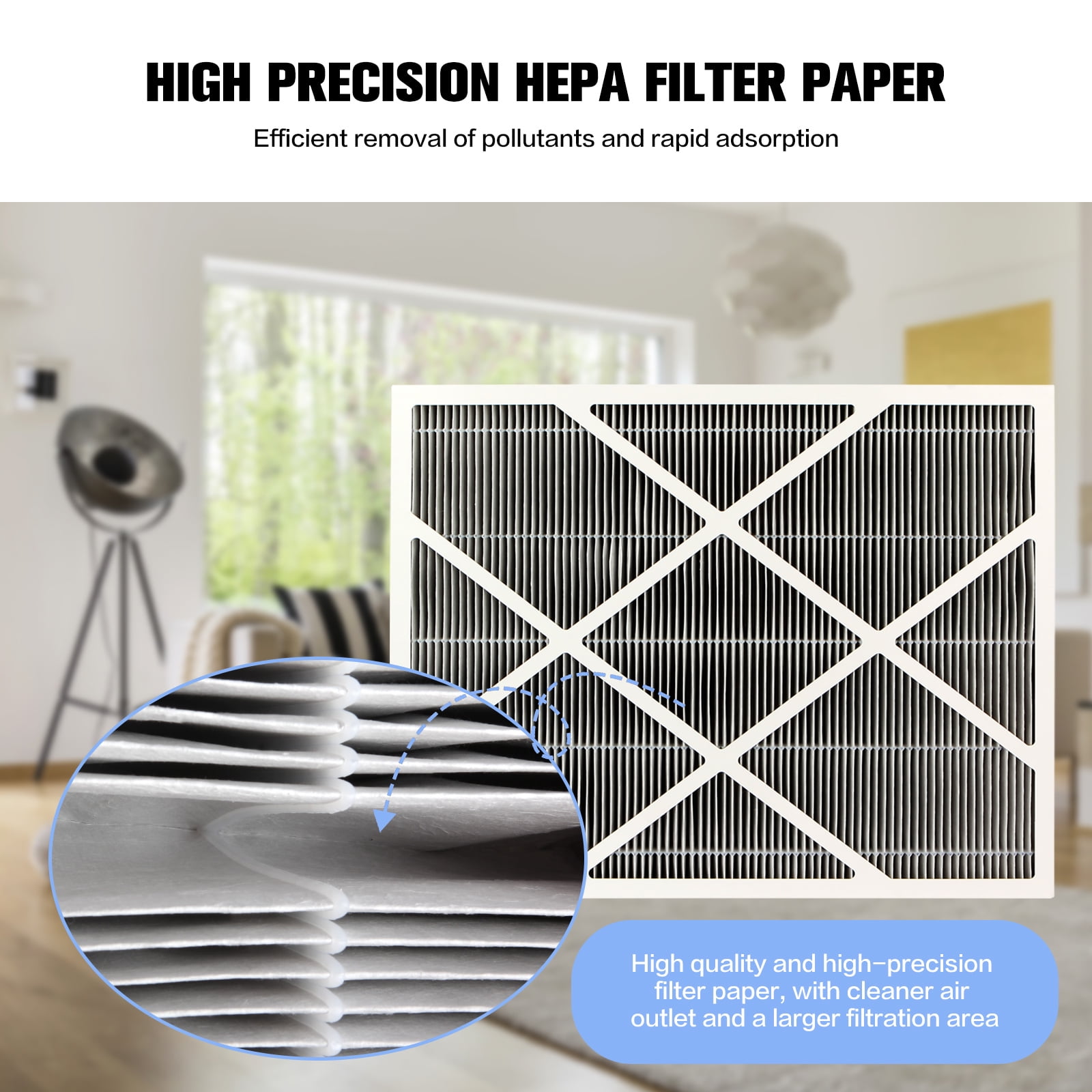 X6675 Replacement for Lennox X6675 20x25x5 MERV 16 Furnace & AC Air Filter (2 Pack)