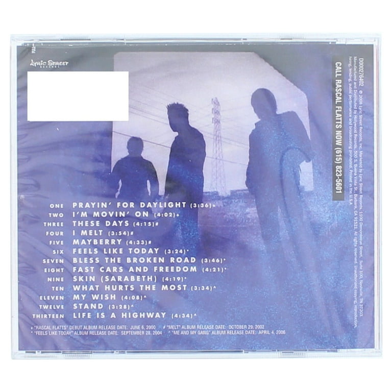 Rascal Flatts - 2008 Greatest Hits Vol. 1, Country CD, Includes