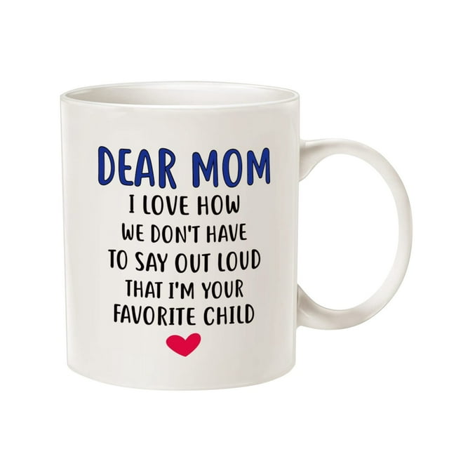 Big sale Mom's Gift Mother's Day Gift Mug With Touching Letter And Text Printing