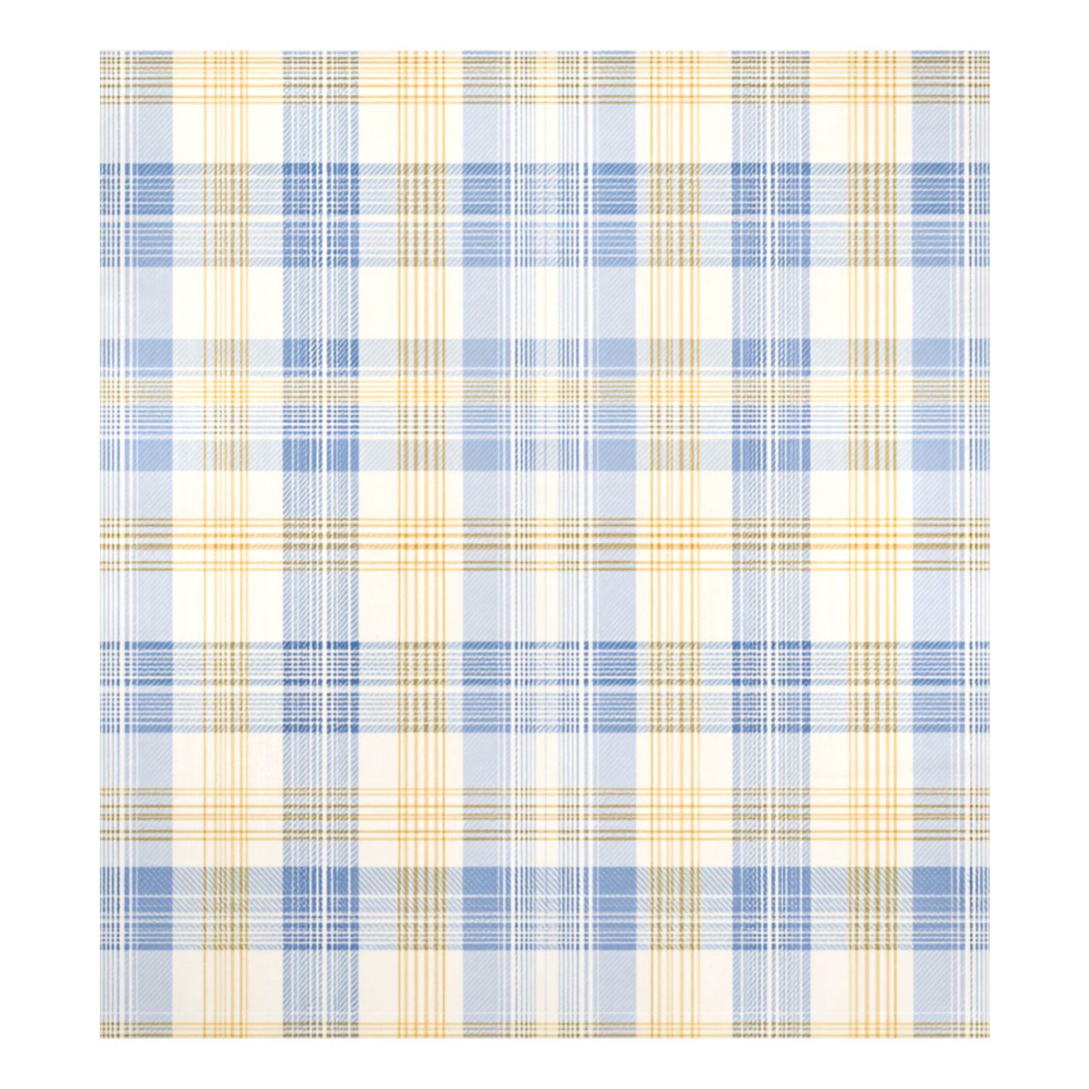 Dishwasher Magnetic Refrigerator Magnet Cover Sticker Home Decorative 23"x26" Pale Blue-and-yellow Tartan