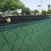 Home Aesthetics 6' x 50' Privacy Fence Screen Mesh Fabric Windscreen Privacy