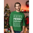 thumbnail image 6 of Men's Ugly Christmas T-Shirt - Funny Merry Christmath Math Holiday Shirt, Xmas Party Gift for Him, Long Sleeve, 6 of 6