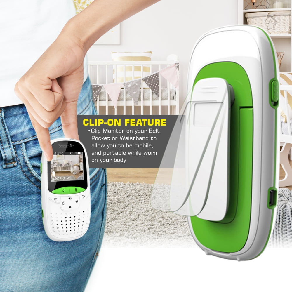 SereneLife SLBCAM10 - Wireless Baby Monitor System - Camera & Video Child Home Monitoring