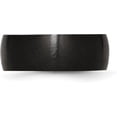 thumbnail image 4 of Chisel Stainless Steel Brushed Black IP-plated 8.2mm Band - Ring Size 7.0, 4 of 8