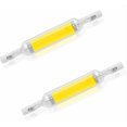 thumbnail image 1 of Queilt Lot de 2 Ampoules LED 10W R7S 78mm 220V Dimmables Blanc Froid 6000-6500K 100W Halogène J78 Remplacement, Tube de Base R7S Double Extrémité, Angle de Faisceau 360, Économie d'Énergie, 1 of 5