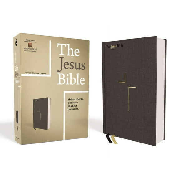 The Jesus Bible, ESV Edition, Cloth Over Board, Grey, (Hardcover)