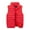 Red, variant on Jackets Vest for Women Winter Fall Unisex Casual Coat Solid Zipper Pocket Loose Sleeveless Coat
