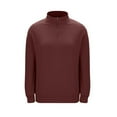 thumbnail image 4 of Maean Mens Big and Tall Sweatshirt V Neck Long Sleeve Textured Pullover Lightweight Sweaters Sweatshirts, 4 of 6