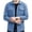 Shirt - Light Blue, variant on Maqroz Men's Button Down Shirt Long Sleeve Casual Plus Size Shirt Jacket Fashion Lightweight Formal Shacket Outerwear Tops with Double Pockets