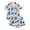 A-Blue145, variant on JAJAHO Kids Halloween Pajamas Set Boys Girls Short Sleeve Pumpkin Pajama Button Down 2 Piece Pjs 3-14Y