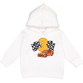 thumbnail image 2 of Inktastic Number Three Race Car Toddler Hoodie, 2 of 4