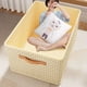 thumbnail image 3 of Caja de almacenamiento de ropa, colcha, caja de almacenamiento plegable de tablero engrosado con tapa, artefacto de almacenamiento de pantalones, almacenamiento de dormitorio en casa, 3 of 5