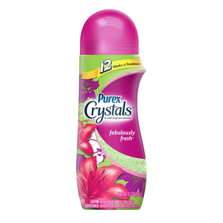 Purex Crystals In-Wash Fragrance and Scent Booster, Fabulously Fresh, 15.5 Ounce