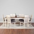 thumbnail image 2 of Arch Weathered Oak Dining Set, Table with Extension Leaf and Six Chairs, 2 of 12