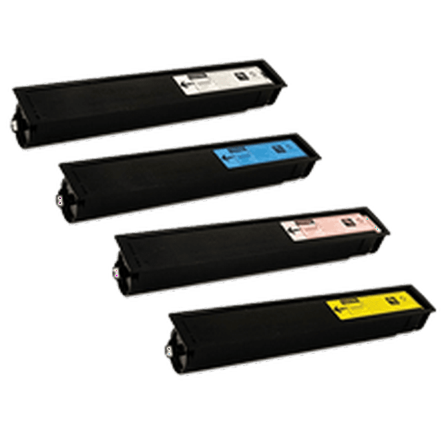 Zoomtoner Compatible TOSHIBA TFC28 Laser Toner Cartridge Set Black Cyan Yellow Magenta