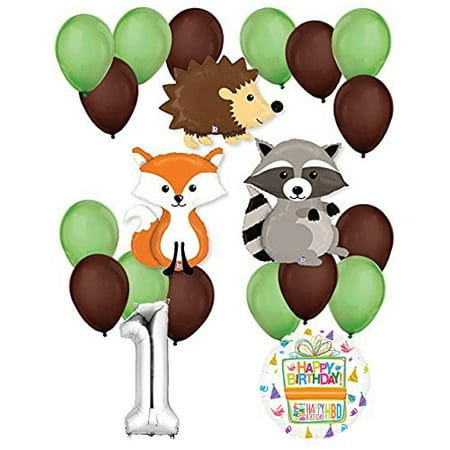 Woodland Critters Creatures 1st Birthday Party Supplies And