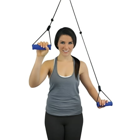 Overdoor Shoulder Pulley With Bracket, Easily Adjustable for Exercises