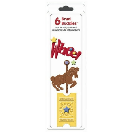 Hot Off the Press Brad Buddies Theme Park Brad (Set of 6)