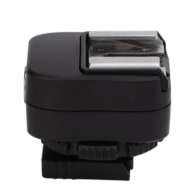 Cergrey Hot Shoe Adapter With PC Port,Hot Shoe Adapter For To For Flash,TF‑334 Hot Shoe Adapter With Extra PC Sync Connection Port For A73 Camera To For Flash Speedlite