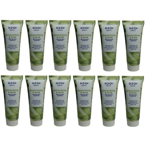 H2O+ Beauty H2O Plus Eucalyptus & Aloe Shampoo lot of 12 each 1.5oz