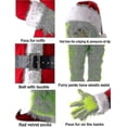 thumbnail image 3 of Disfraz navideño de Grinch para adultos, disfraz de Papá Noel para niños, hombres y mujeres, 3 of 3