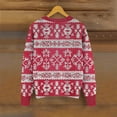 thumbnail image 5 of Wiyuqeen Christmas Tree Knit Cardigans for Women Crewneck Button Down Ribbed Knit Cardigans Long Sleeve Lightweight Jacket Coats, 5 of 5