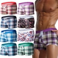 thumbnail image 6 of Zoeecloth Swim Trunks for Mens Double pocket zipper board shorts Summer Holiday Beach surfing Swim Trunks Quick Dry Bathing Suits Solid color Boxers swim trunks S-XL, 6 of 9