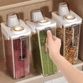 thumbnail image 2 of Airtight Sealed Storage Jars - Food-Grade Kitchen for Rice, Flour, Grains and Cereals Preservation, 2 of 3
