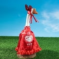 thumbnail image 2 of 2026 Bunny Goose Outfit for 23" Goose - Easter Porch Lawn Goose Clothing, Weather-Resistant Spring Decoration for Patio Yard Outdoor Garden Ornaments(Hat,Skirt), 2 of 4