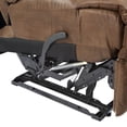 thumbnail image 2 of Lehi Cocoa Brown Faux Leather 6-Piece Manual Reclining Sectional, 2 of 12