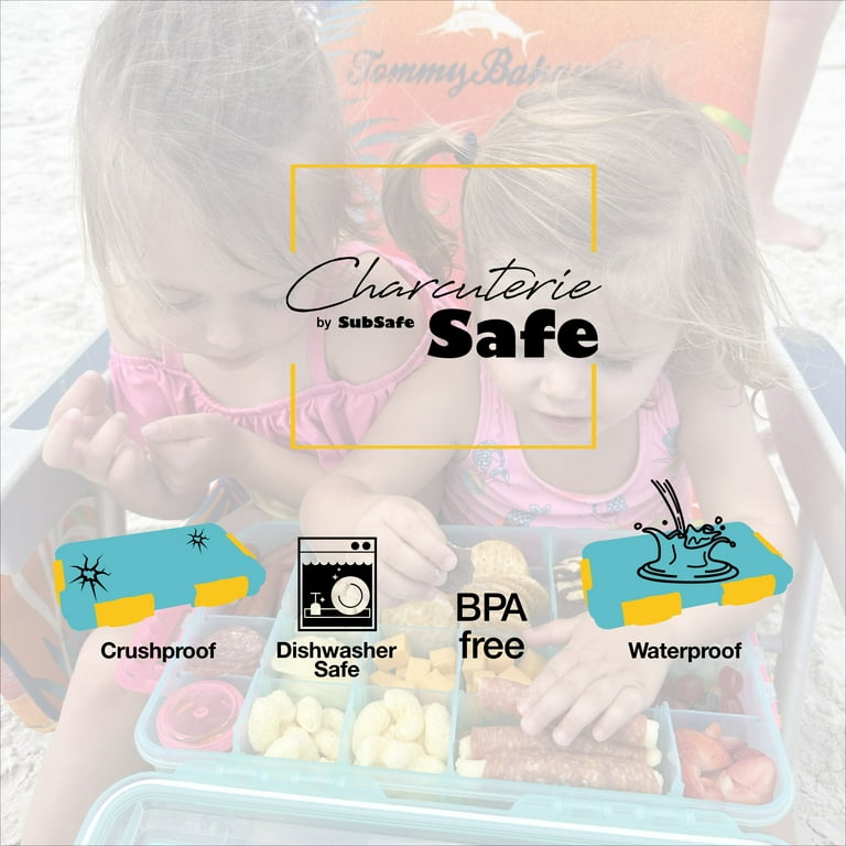 Charcuterie Safe By SubSafe - Waterproof Tackle Box Container Keeps Snacks  Fresh & Dry On the Go - Fill With Cured Meats, Cheese, Nuts - Perfect for