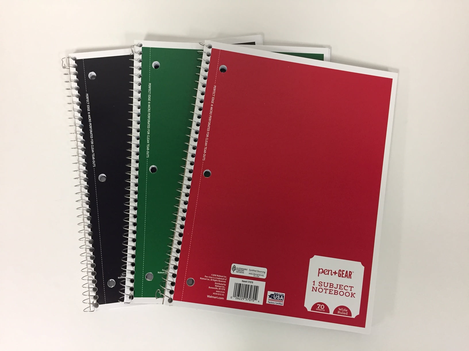 Printed Hawken Eco Spiral Journal and Pen Sets (70 Sheets