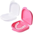 thumbnail image 1 of Assorted Retainer Cases, Lightweight And Odorless, For Hygienic Storage And Easy Carrying (2 PCS), 1 of 5