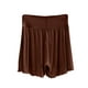 thumbnail image 2 of Pantalones de dormir de color liso para mujer, finos, informales, de cinco cuartos, para el hogar, pijama, 2 of 4