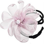 5-Piece Hair Bun Maker, Easy Fast Snap Roll Bun Tool, Original Bun Tool, Donut Hair, Perfect Bun Makers, Flowers Lace Pearl Hair Ornaments Girls Ladies