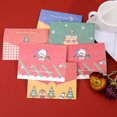 thumbnail image 4 of 5Pcs Greeting Cards Exquisite Pattern Vivid Color Smoothly Writing Adorable Long Lasting Decorative Paper Jam Merry Christmas Greeting Cards Party Favor for Festival, 4 of 8