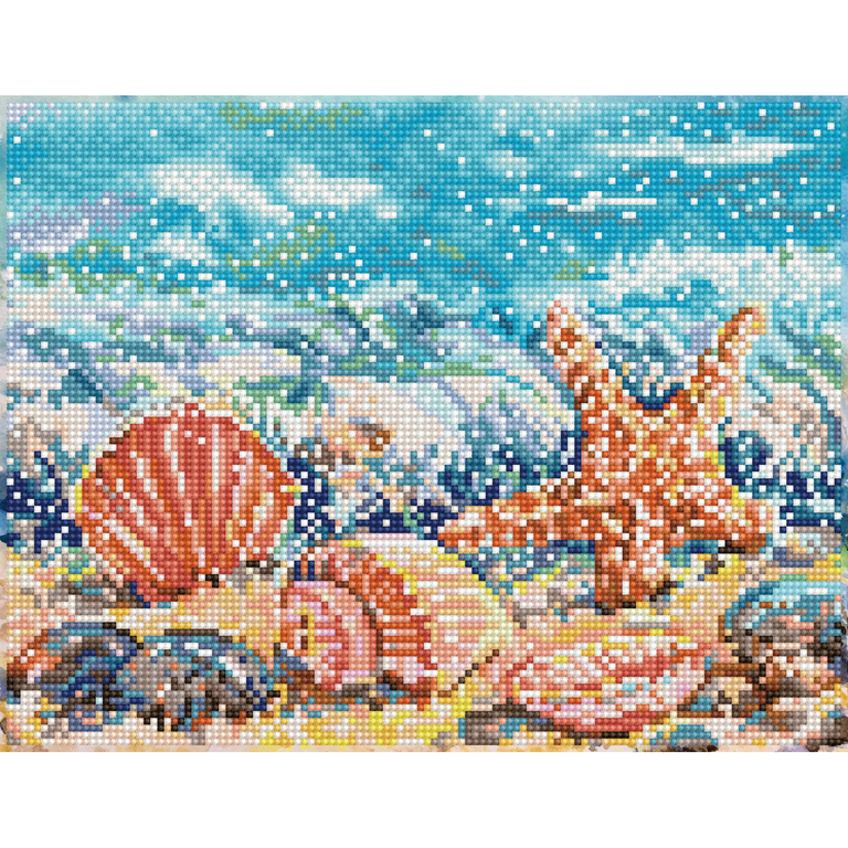 Diamond Dotz Summertime Beach Diamond Painting Kits for Adults