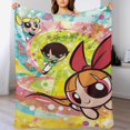 thumbnail image 4 of Manta de Las Chicas Superpoderosas, manta de tela de superficie vertical súper suave de varios tamaños, acogedora y cálida, adecuada para cama, sofá, campamento, viajes, para todas las estaciones,, 4 of 8