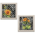 thumbnail image 1 of Gango Home Decor Modern Arianna Sunflowers I & II; Two 12x12in Art Prints in Distressed White Frames, 1 of 1