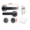 thumbnail image 2 of Door Lock, Tuya Biometric Fingerprint Smart Door Lock Password Electronic Digital Lock Keyless Entry Door Knobs lock for Bedroom Home ,Easy to Install, 2 of 7