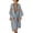 Sky Blue, variant on Qiopertar Women V Neck Half Sleeve Striped Kaftan Maxi Dress Casual Boho Beach Cover Up Loose Flowy Patch Pocket Vacation Dress, Sky Blue XXL