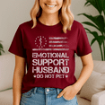 thumbnail image 4 of Emotional Support Husband Funny T-Shirt – Do Not Pet Shirt, Husband Gift, Father Day Tee, 4 of 5