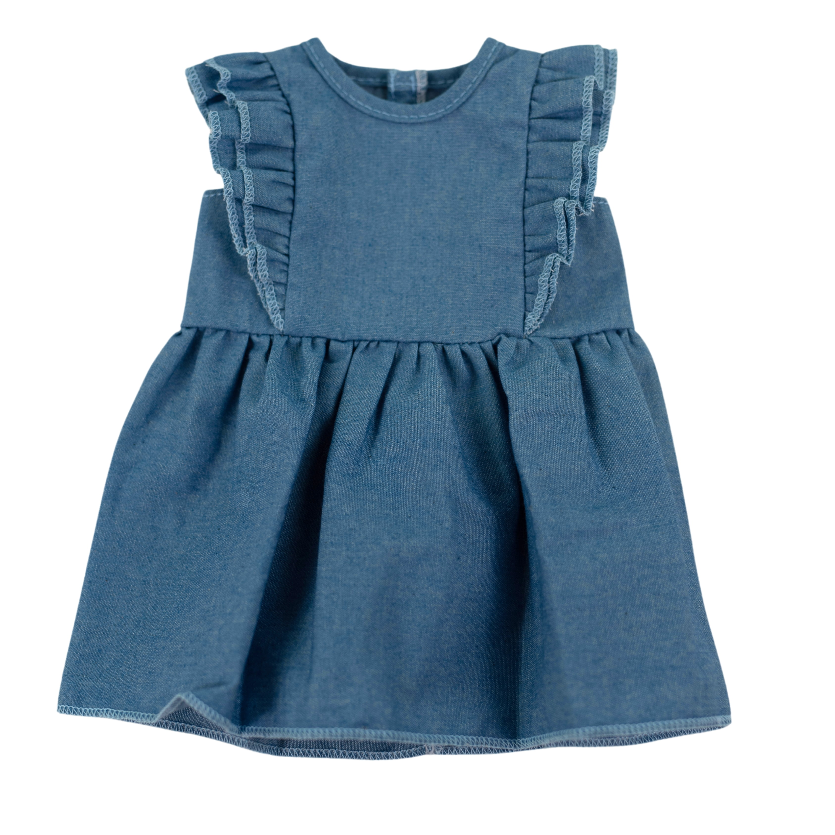 My Life As Solid Dress Fashion Set for 18-inch Doll, 2 Pieces Included, Blue Chambray My Life As Solid Dress Fashion Set for 18-inch Doll, 2 Pieces Included, Blue Chambray
