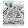thumbnail image 2 of Mason Brooks Cressida CA60A Baltic Gray Moroccan Tribal Gray Area Rug, 5'3" x 7'0", 2 of 9