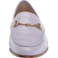 thumbnail image 2 of Sam Edelman Loraine Misty Lilac Almond Toe Slip On Stacked Heel Fashion Loafers (Misty Lilac, 7), 2 of 6