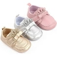 thumbnail image 5 of HsdsBebe?Baby?Boys?Girls?Oxford?Shoes?PU?Leather?Soft?Rubber?Sole?Sneakers??Anti-Slip?Toddler?Ankle?Boots?Infant?Walking?Shoes Moccasins, 5 of 5