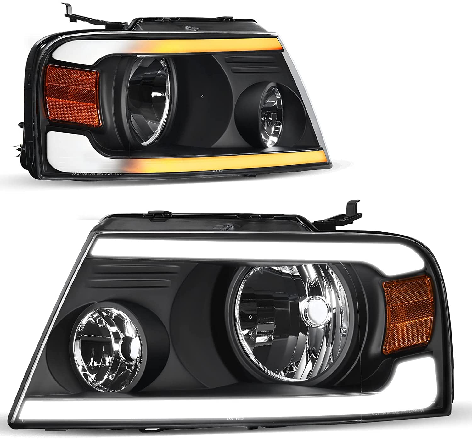2021 Ford BRONCO Headlights  black not lighted 10 Inch Wall clock NEW!!