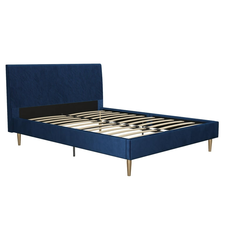 Mr. Kate Daphne Upholstered Bed with Headboard and Modern Platform